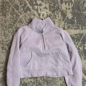 Lululemon Lavender Scuba 1/2 zip XL/XXL